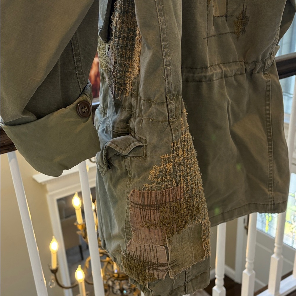 The Great China Wall Olive Green Military Field Jacket - Picture 9 of 11